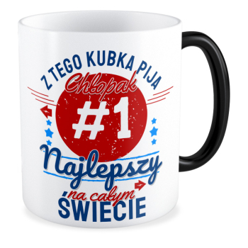 kubek CHŁOPAK #1 magiczny